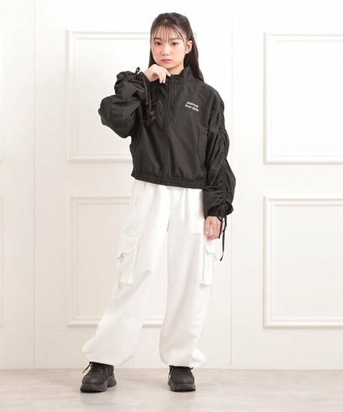 PINK-latte / ピンク ラテ ブルゾン | 袖ドロストブルゾン | 詳細10