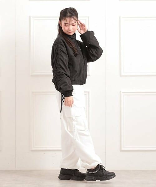 PINK-latte / ピンク ラテ ブルゾン | 袖ドロストブルゾン | 詳細11