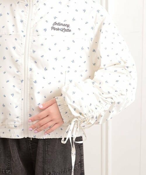 PINK-latte / ピンク ラテ ブルゾン | 袖ドロストブルゾン | 詳細5