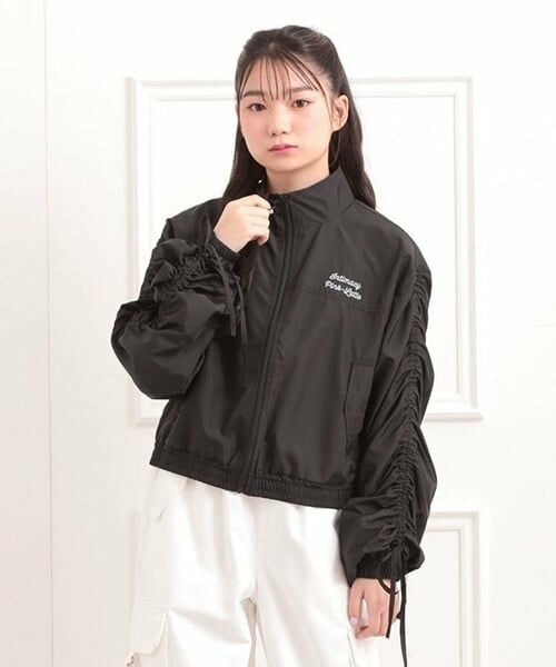 PINK-latte / ピンク ラテ ブルゾン | 袖ドロストブルゾン | 詳細9