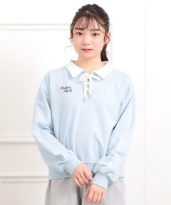 PINK-latte / ピンク ラテ ミニ丈・ひざ丈ワンピース | 【セットアイテム】ミニ裏毛レースアップ＋キュロットパンツ