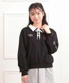 PINK-latte / ピンク ラテ ミニ丈・ひざ丈ワンピース | 【セットアイテム】ミニ裏毛レースアップ＋キュロットパンツ