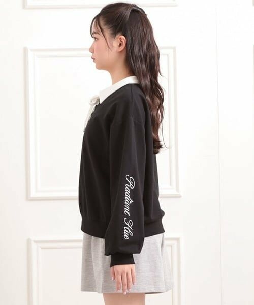 PINK-latte / ピンク ラテ ミニ丈・ひざ丈ワンピース | 【セットアイテム】ミニ裏毛レースアップ＋キュロットパンツ | 詳細2