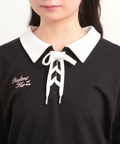 PINK-latte / ピンク ラテ ミニ丈・ひざ丈ワンピース | 【セットアイテム】ミニ裏毛レースアップ＋キュロットパンツ | 詳細4