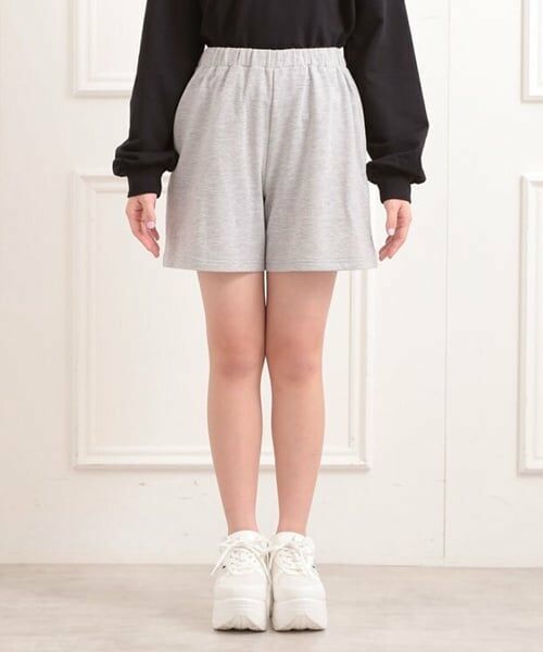 PINK-latte / ピンク ラテ ミニ丈・ひざ丈ワンピース | 【セットアイテム】ミニ裏毛レースアップ＋キュロットパンツ | 詳細7