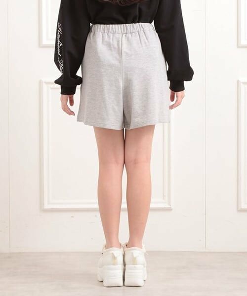 PINK-latte / ピンク ラテ ミニ丈・ひざ丈ワンピース | 【セットアイテム】ミニ裏毛レースアップ＋キュロットパンツ | 詳細9