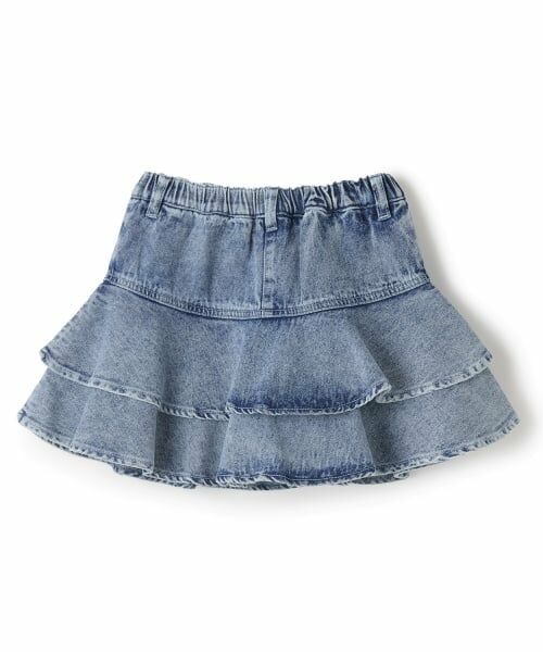 PINK-latte / ピンク ラテ ショート・ハーフ・半端丈パンツ | 裾フレアデニムスカート | 詳細1