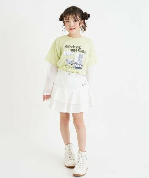 PINK-latte / ピンク ラテ ショート・ハーフ・半端丈パンツ | 裾フレアデニムスカート | 詳細16