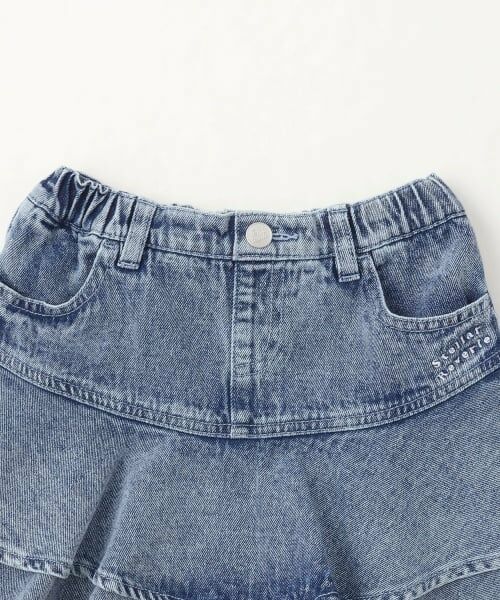 PINK-latte / ピンク ラテ ショート・ハーフ・半端丈パンツ | 裾フレアデニムスカート | 詳細2