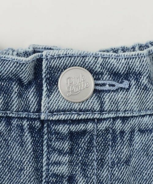 PINK-latte / ピンク ラテ ショート・ハーフ・半端丈パンツ | 裾フレアデニムスカート | 詳細4