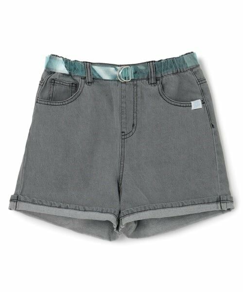 PINK-latte / ピンク ラテ ショート・ハーフ・半端丈パンツ | クリアベルトつきデニムショートパンツ | 詳細14