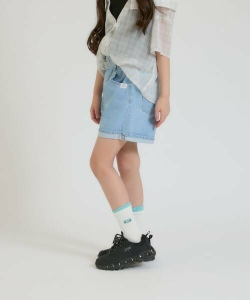 PINK-latte / ピンク ラテ ショート・ハーフ・半端丈パンツ | クリアベルトつきデニムショートパンツ | 詳細16