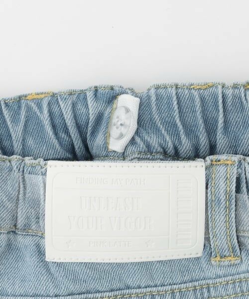 PINK-latte / ピンク ラテ ショート・ハーフ・半端丈パンツ | クリアベルトつきデニムショートパンツ | 詳細3