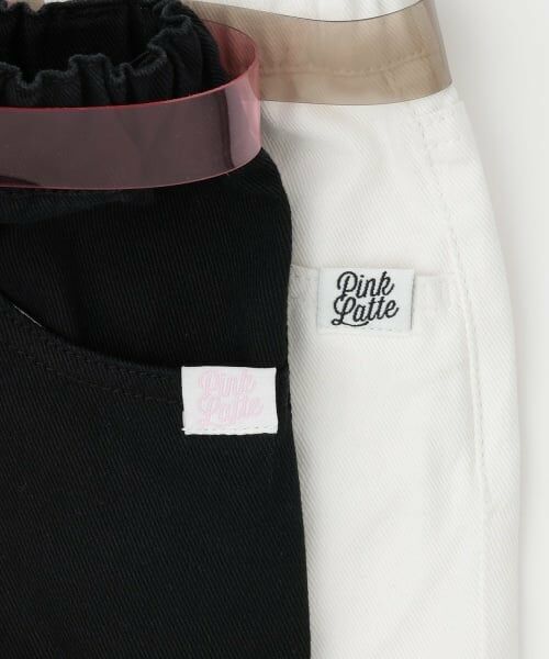 PINK-latte / ピンク ラテ ショート・ハーフ・半端丈パンツ | クリアベルトつきデニムショートパンツ | 詳細6