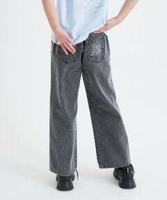 PINK-latte / ピンク ラテ その他パンツ | ダメージアソートタックデニムパンツ