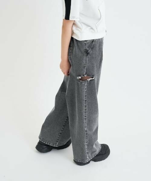 PINK-latte / ピンク ラテ その他パンツ | ダメージアソートタックデニムパンツ | 詳細16