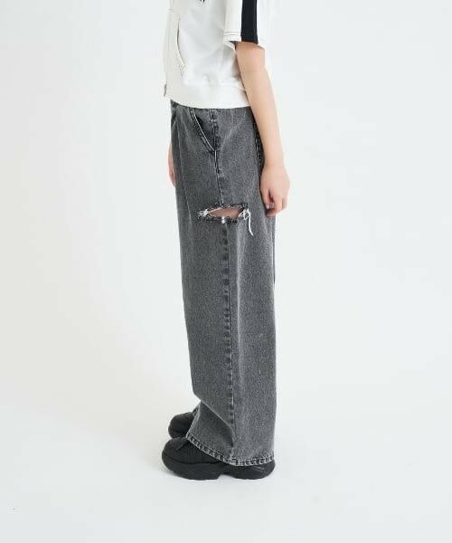 PINK-latte / ピンク ラテ その他パンツ | ダメージアソートタックデニムパンツ | 詳細17