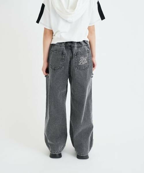 PINK-latte / ピンク ラテ その他パンツ | ダメージアソートタックデニムパンツ | 詳細18