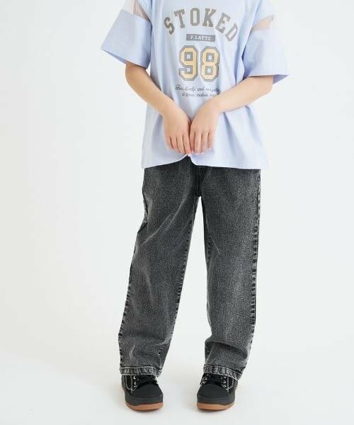 PINK-latte / ピンク ラテ その他パンツ | ダメージアソートタックデニムパンツ | 詳細20