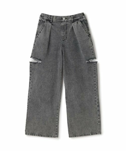 PINK-latte / ピンク ラテ その他パンツ | ダメージアソートタックデニムパンツ | 詳細29