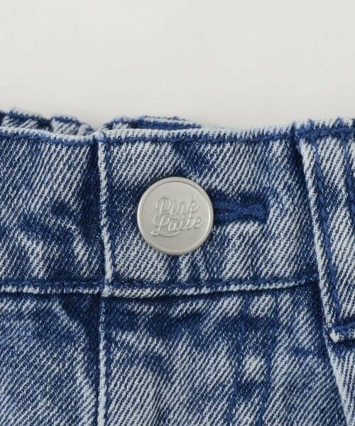 PINK-latte / ピンク ラテ その他パンツ | ダメージアソートタックデニムパンツ | 詳細4