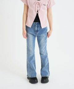 PINK-latte / ピンク ラテ その他パンツ | フレアデニムロングパンツ