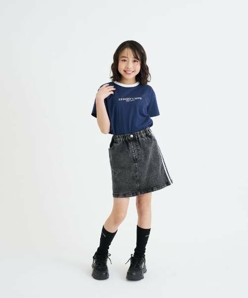 PINK-latte / ピンク ラテ ショート・ハーフ・半端丈パンツ | ラインストレッチ台形スカート | 詳細14