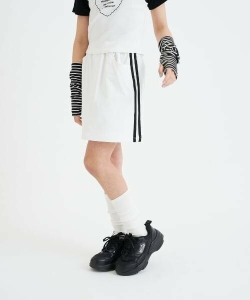 PINK-latte / ピンク ラテ ショート・ハーフ・半端丈パンツ | ラインストレッチ台形スカート | 詳細17