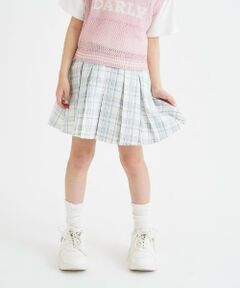 PINK-latte / ピンク ラテ ショート・ハーフ・半端丈パンツ | チェックフロントプリーツスカート