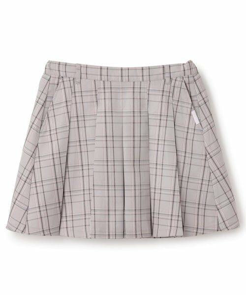 PINK-latte / ピンク ラテ ショート・ハーフ・半端丈パンツ | チェックフロントプリーツスカート | 詳細12