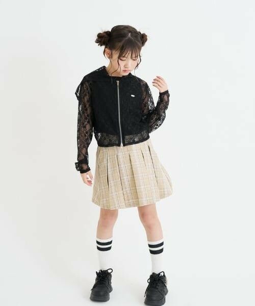 PINK-latte / ピンク ラテ ショート・ハーフ・半端丈パンツ | チェックフロントプリーツスカート | 詳細13