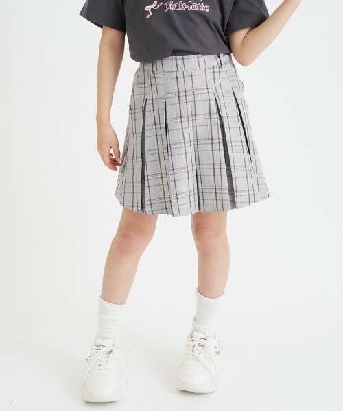 PINK-latte / ピンク ラテ ショート・ハーフ・半端丈パンツ | チェックフロントプリーツスカート | 詳細19