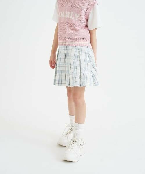 PINK-latte / ピンク ラテ ショート・ハーフ・半端丈パンツ | チェックフロントプリーツスカート | 詳細24