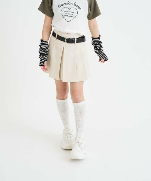 PINK-latte / ピンク ラテ ショート・ハーフ・半端丈パンツ | ベルトつきプリーツミニスカート | 詳細13