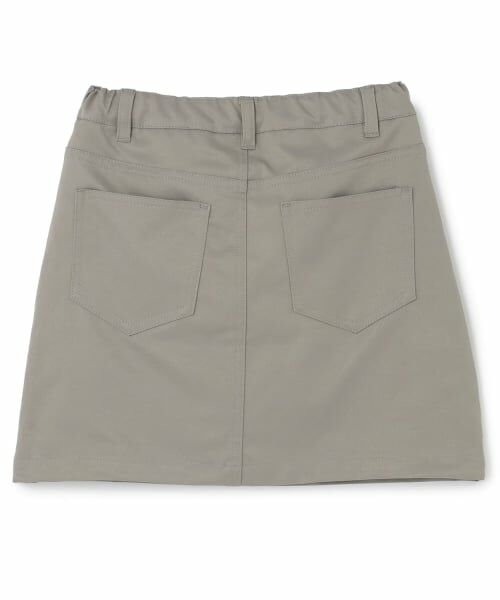 PINK-latte / ピンク ラテ ショート・ハーフ・半端丈パンツ | 【別注】ツイル台形ミニスカート | 詳細1