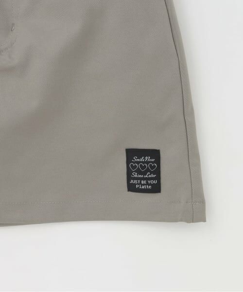 PINK-latte / ピンク ラテ ショート・ハーフ・半端丈パンツ | 【別注】ツイル台形ミニスカート | 詳細6