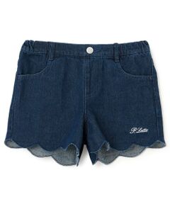 PINK-latte / ピンク ラテ ショート・ハーフ・半端丈パンツ | 【別注】スカラップショートパンツ