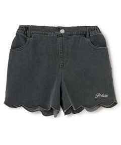 PINK-latte / ピンク ラテ ショート・ハーフ・半端丈パンツ | 【別注】スカラップショートパンツ