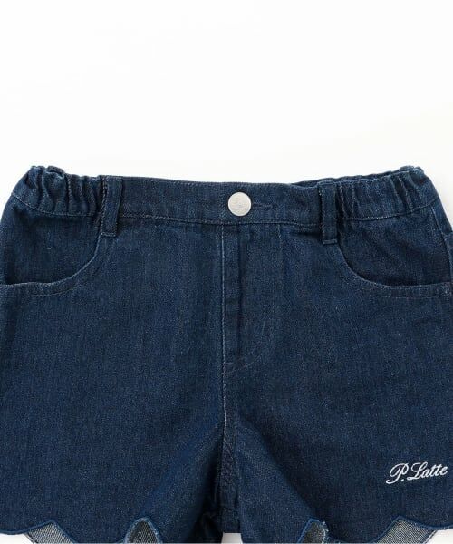 PINK-latte / ピンク ラテ ショート・ハーフ・半端丈パンツ | 【別注】スカラップショートパンツ | 詳細2