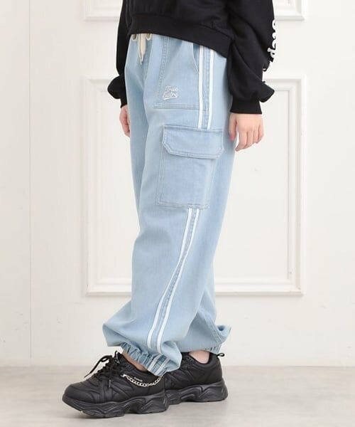 PINK-latte / ピンク ラテ その他パンツ | ラインデニムカーゴパンツ | 詳細12
