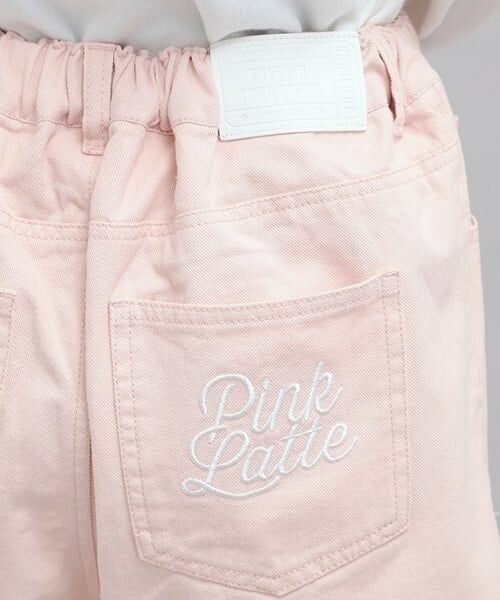 PINK-latte / ピンク ラテ ショート・ハーフ・半端丈パンツ | デニムツイルダメージショートパンツ | 詳細7
