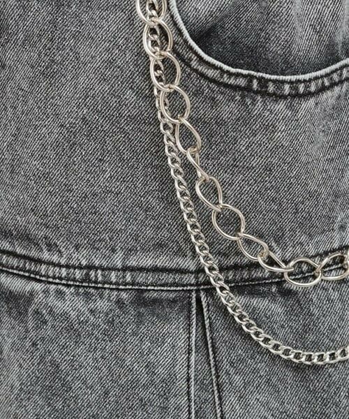 PINK-latte / ピンク ラテ ミニ・ひざ丈スカート | チェーン付きプリーツスカート | 詳細11