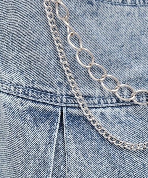 PINK-latte / ピンク ラテ ミニ・ひざ丈スカート | チェーン付きプリーツスカート | 詳細15