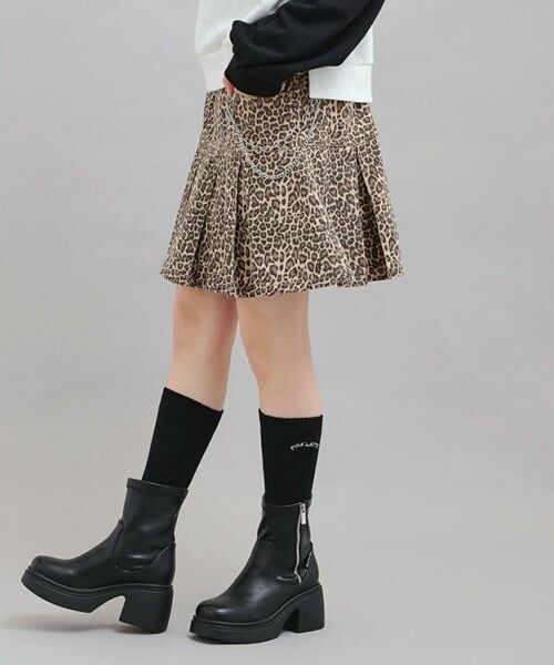 PINK-latte / ピンク ラテ ミニ・ひざ丈スカート | チェーン付きプリーツスカート | 詳細16