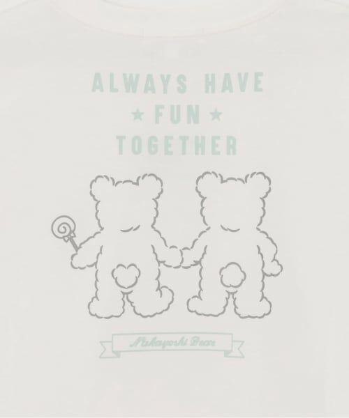 PINK-latte / ピンク ラテ Tシャツ | 【デイリープライス】ロゴくまちゃん半袖Tシャツ | 詳細6