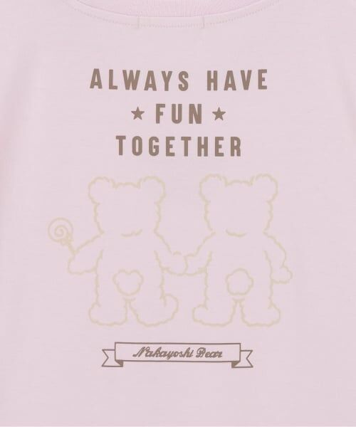 PINK-latte / ピンク ラテ Tシャツ | 【デイリープライス】ロゴくまちゃん半袖Tシャツ | 詳細9