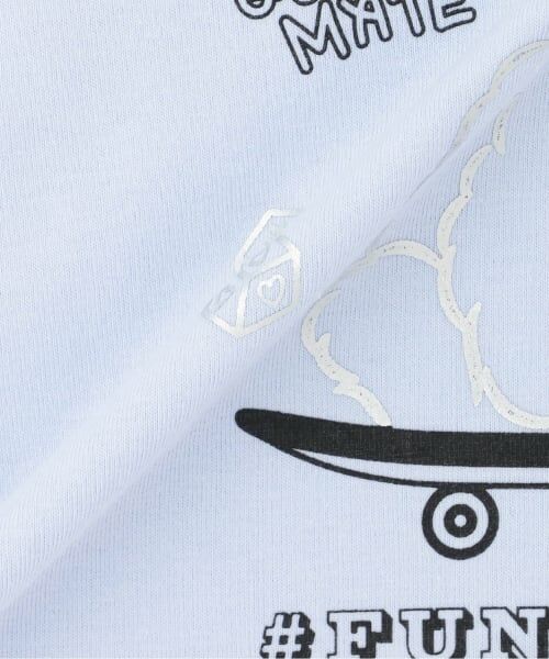 PINK-latte / ピンク ラテ Tシャツ | 【デイリープライス】箔プリントスケボーくまちゃん半袖Tシャツ | 詳細5