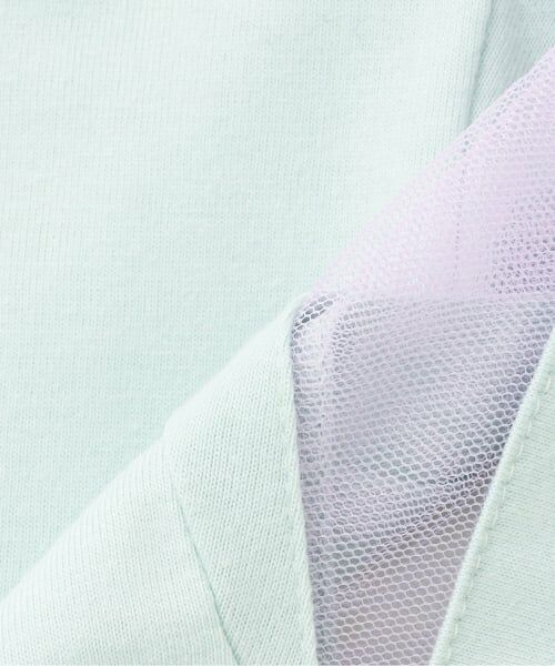 PINK-latte / ピンク ラテ Tシャツ | 袖チュール切替ナンバリング半袖Tシャツ | 詳細6