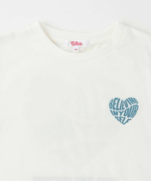 PINK-latte / ピンク ラテ Tシャツ | 【デイリープライス】バックハートラメロゴ半袖Tシャツ | 詳細2