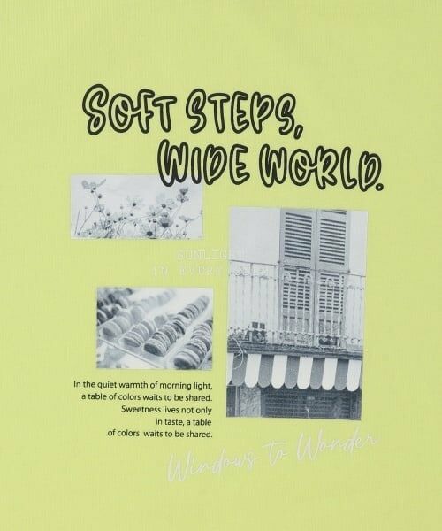 PINK-latte / ピンク ラテ Tシャツ | メッシュ袖切替ドッキングビッグTシャツ | 詳細3